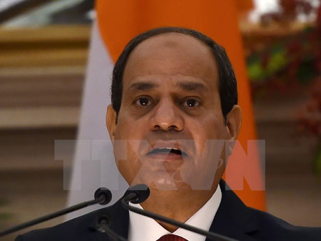 Tổng thống Ai Cập Abdel-Fattah El-Sisi.